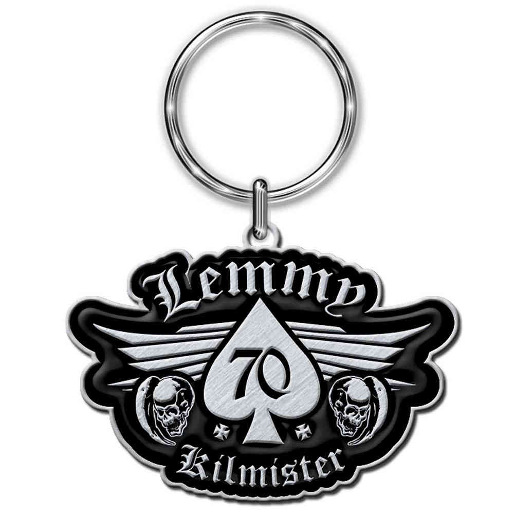 Lemmy Kilmister - 70 Sleutelhanger - Zwart/Zilverkleurig